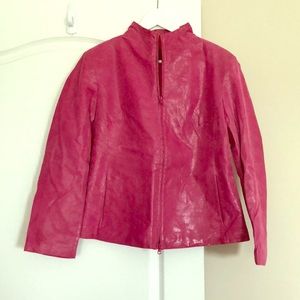 Express leather jacket